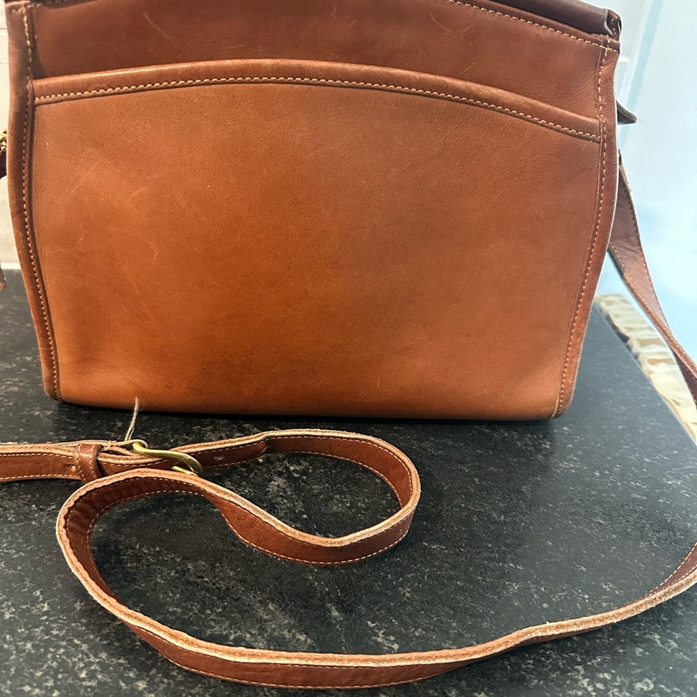 Vintage Coach Taylor Legacy Bag British Tan